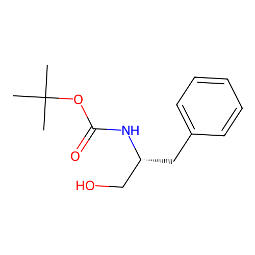 tert-butyl N-((2R)-1-hydroxy-3-phenylpropan-2-yl)carbamate structure