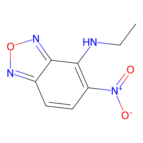 4-(Ethylamino)-5-nitro-2,1,3-benzoxadiazole structure