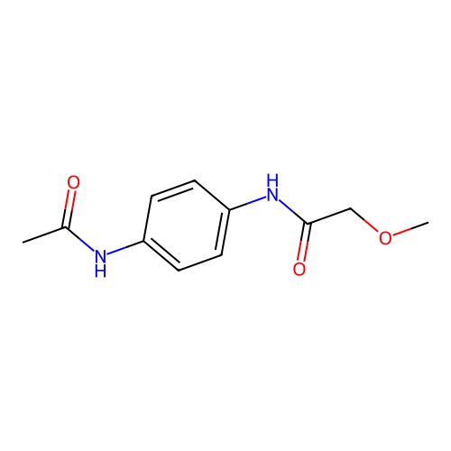N-(4-acetamido苯基)-2-甲氧基乙酰胺 structure