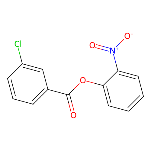 2-Nitrophenyl 3-chlorobenzoate structure