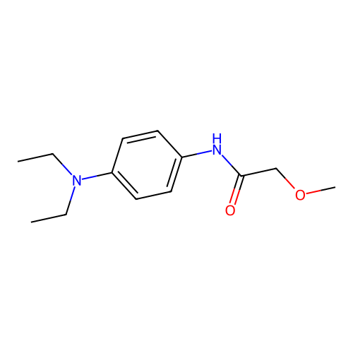 N-[4-(二乙氨基)苯基]-2-甲氧基乙酰胺 structure