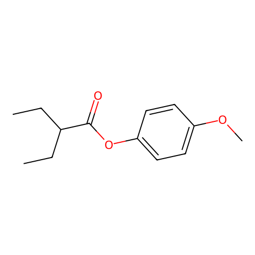 4-Methoxyphenyl 2-ethylbutanoate structure