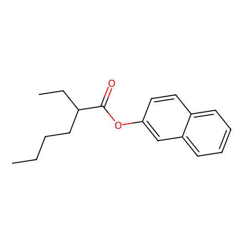 2-Naphthyl 2-ethylhexanoate structure