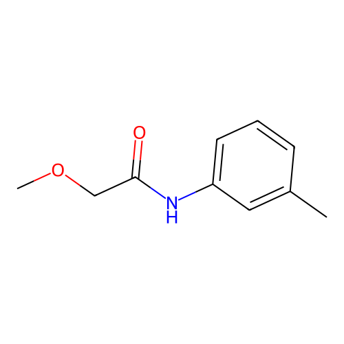 2-甲氧基-N-(3-甲苯基)乙酰胺 structure