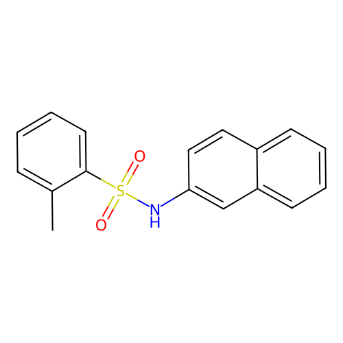 2-甲基-N-(2-萘基)苯磺酰胺 structure