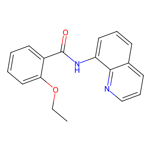 2-ethoxy-N-quinolin-8-ylbenzamide structure