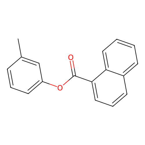 1-萘甲酸-3-甲基苯酯 structure