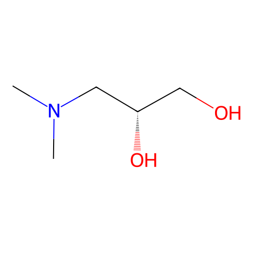 3-(Dimethylamino)-1,2-propanediol, (R)- structure