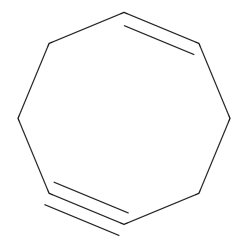 1-Cycloocten-5-yne structure