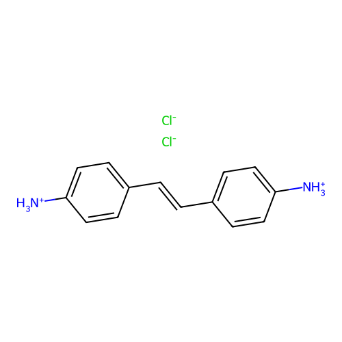 4,4'-Vinylenedianilinium dichloride structure