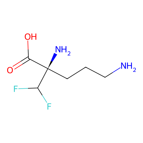 (-)-2-Difluoromethylornithine structure