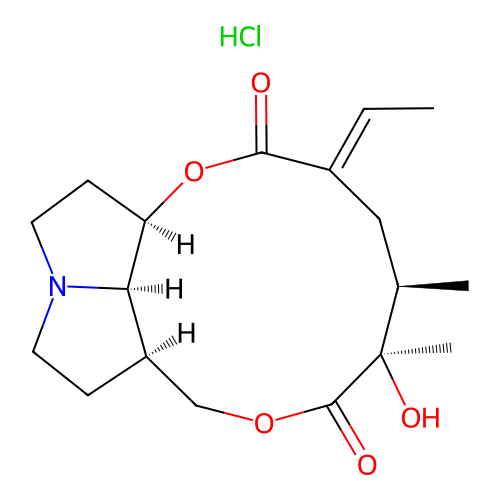 Platyphylline hydrochloride structure