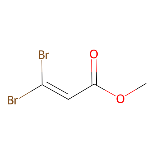 3,3-二溴丙烯酸甲酯 structure
