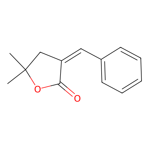 (3Z)-3-benzylidene-5,5-dimethyloxolan-2-one structure