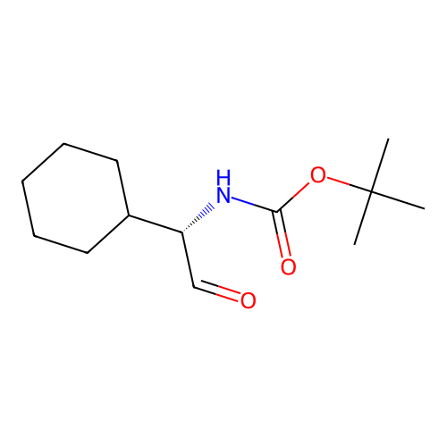 叔丁基(1S)-1-环己基-2-氧代乙基氨基甲酸酯 structure