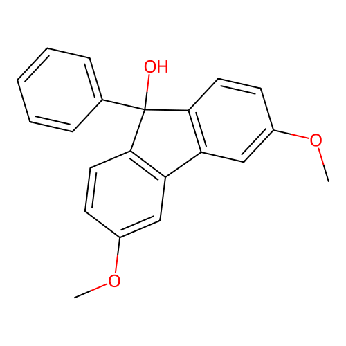 3,6-Dimethoxy-9-phenyl-9h-fluoren-9-ol structure