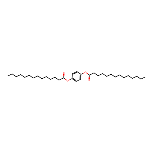 4-(Tetradecanoyloxy)phenyl myristate structure