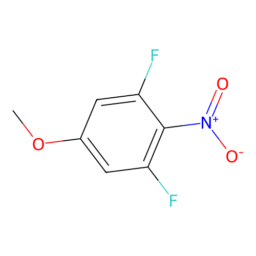 1,3-Difluoro-5-methoxy-2-nitrobenzene structure