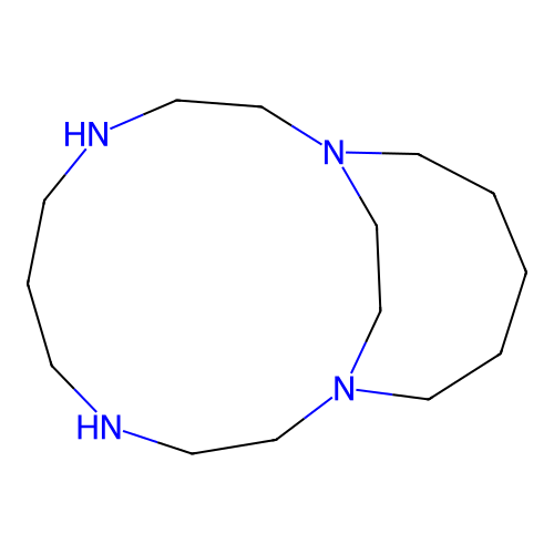 1,4,8,11-Tetraazabicyclo[9.5.2]octadecane structure