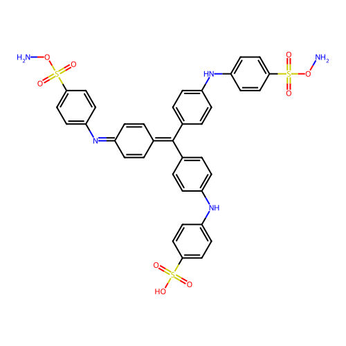 Aniline Blue diammonium salt structure