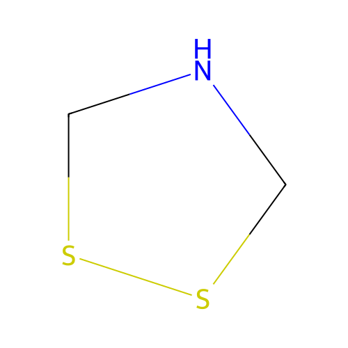 1,2,4-Dithiazolidine structure