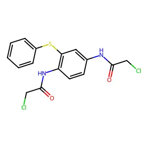 Acetamide, N,N'-(thiodi-4,1-phenylene)bis(2-chloro- structure