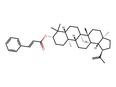 Lupeol trans-cinnamate structure