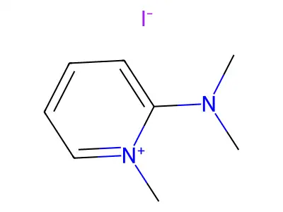 Pyridinium, 2-(dimethylamino)-1-methyl-, iodide structure