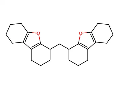 Bis(1,2,3,4,6,7,8,9-octahydrodibenzo[b,d]furan-4-yl)methane structure
