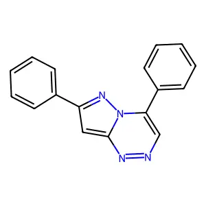 4,7-Diphenylpyrazolo[5,1-c][1,2,4]triazine structure