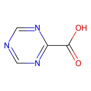 1,3,5-三嗪-2-甲酸 structure