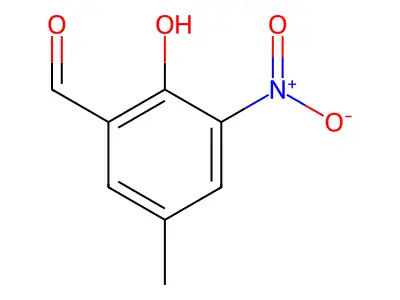 2-Hydroxy-5-methyl-3-nitrobenzaldehyde structure