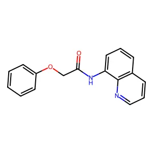 2-苯氧基-N-(8-喹啉基)乙酰胺 structure
