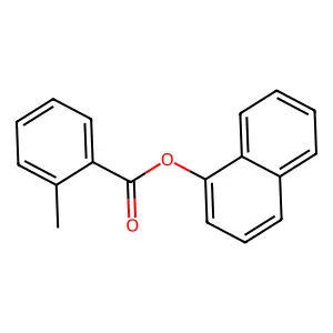 1-Naphthyl 2-methylbenzoate structure