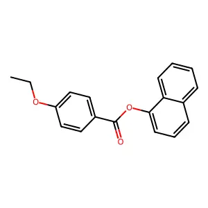 1-Naphthyl 4-ethoxybenzoate structure