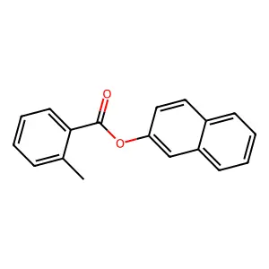 邻甲苯酸-2-萘酯 structure