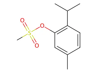 2-Isopropyl-5-methylphenyl methanesulfonate structure