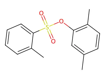 2,5-Dimethylphenyl 2-methylbenzenesulfonate structure