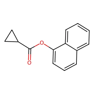 1-Naphthyl cyclopropanecarboxylate structure