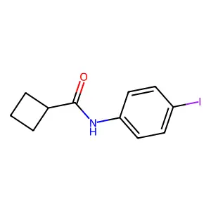 N-(4-碘苯基)环丁烷甲酰胺 structure