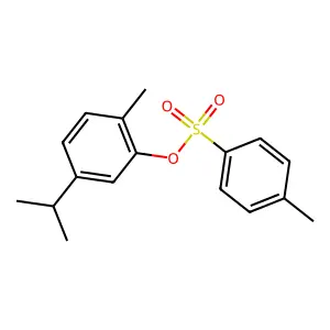 5-Isopropyl-2-methylphenyl 4-methylbenzenesulfonate structure