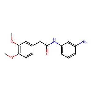 N-(3-氨基苯基)-2-(3,4-二甲氧基苯基)乙酰胺 structure