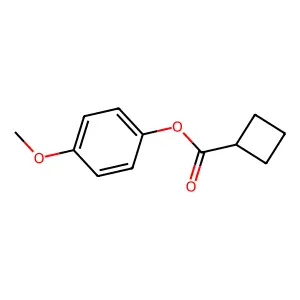 环丁烷甲酸-4-甲氧基苯酯 structure