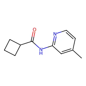 N-(4-甲基吡啶-2-基)环丁烷甲酰胺 structure