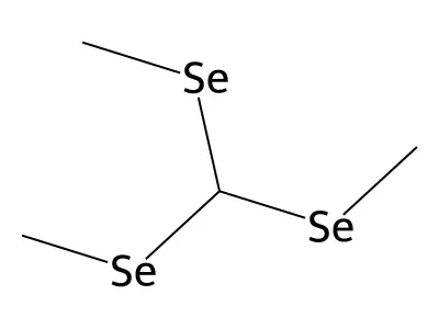 Tris(methylselanyl)methane structure
