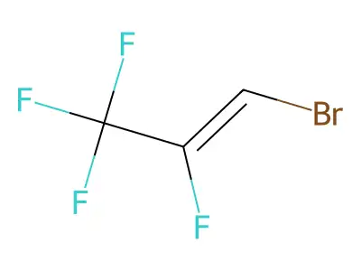 1-Bromo-2,3,3,3-tetrafluoropropene structure