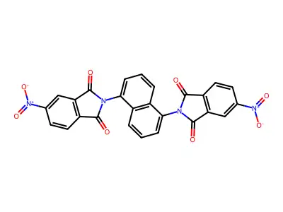 5-Nitro-2-[5-(5-nitro-1,3-dioxoisoindol-2-yl)naphthalen-1-yl]isoindole-1,3-dione structure