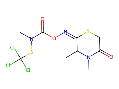 CAS 66637-35-2 - C9H12Cl3N3O3S2 structure