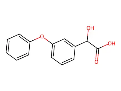 3-Phenoxymandelic acid structure