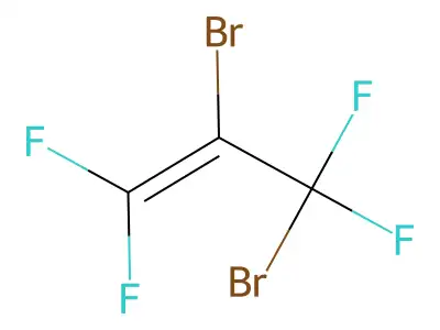 2,3-Dibromo-1,1,3,3-tetrafluoropropene structure